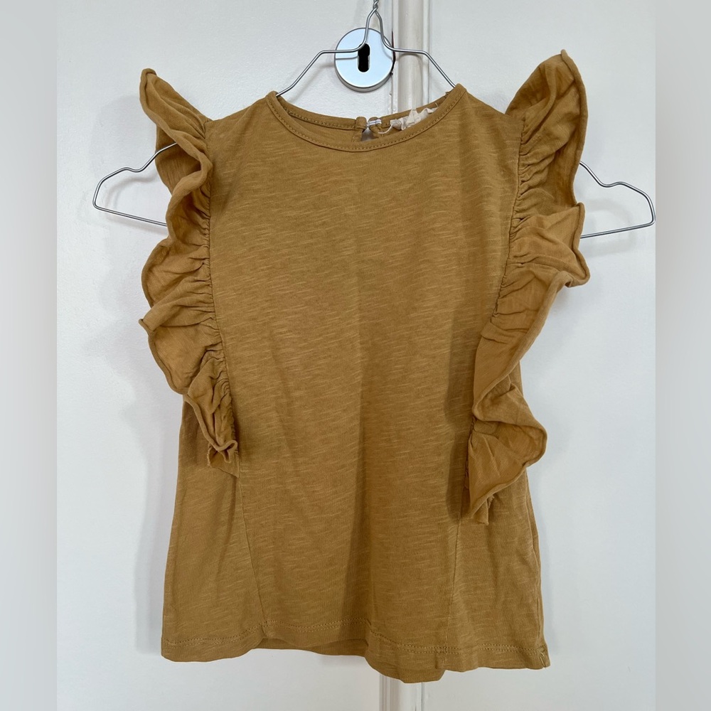 Louis Louise Girls Ruffled Sleeve Tank Top